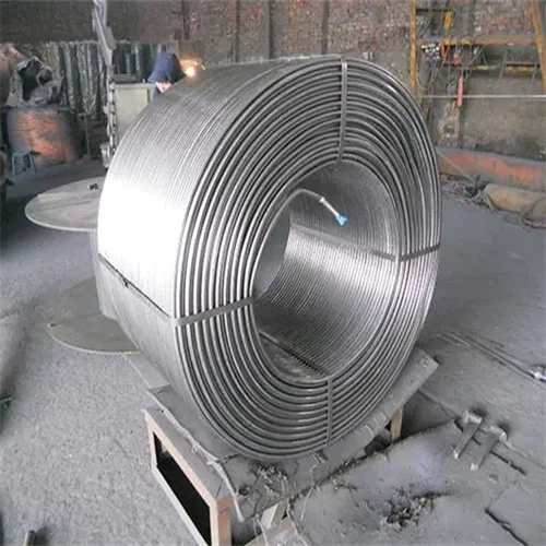 Quy trình sản xuất dây lõi canxi silic