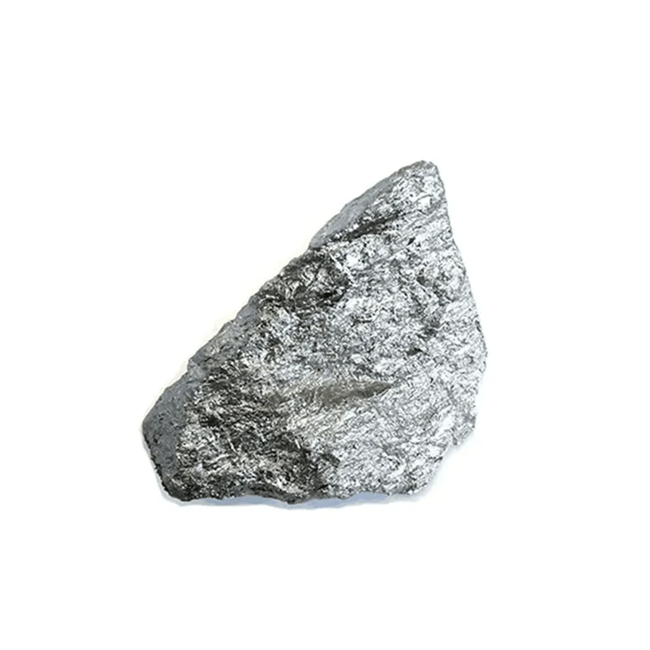 cục và hạt kim loại silicon